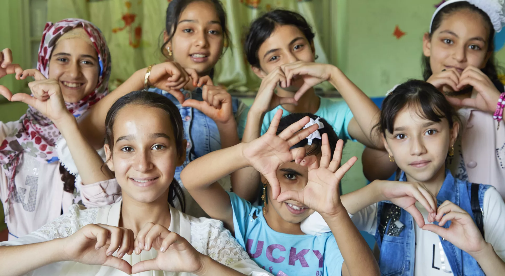 Kinderen in 'safe space' in Irak