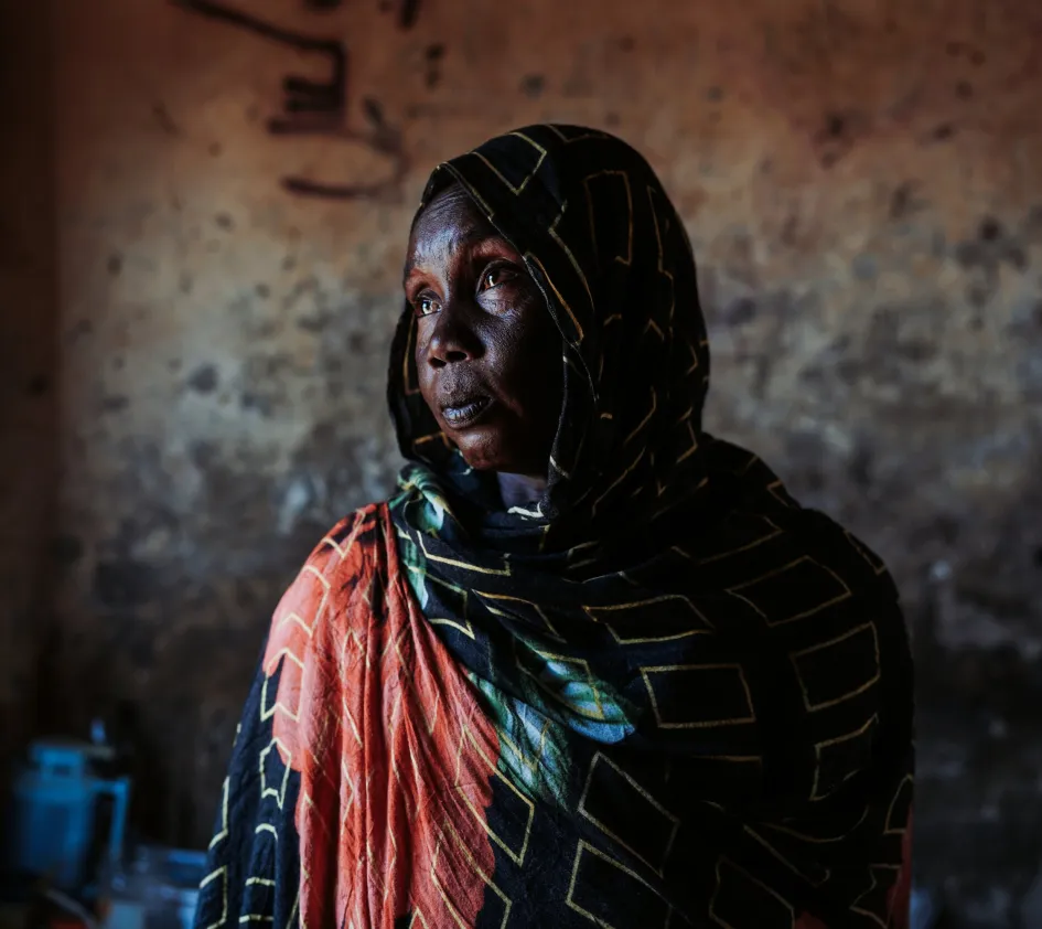 Ekhlas, a woman from Sudan