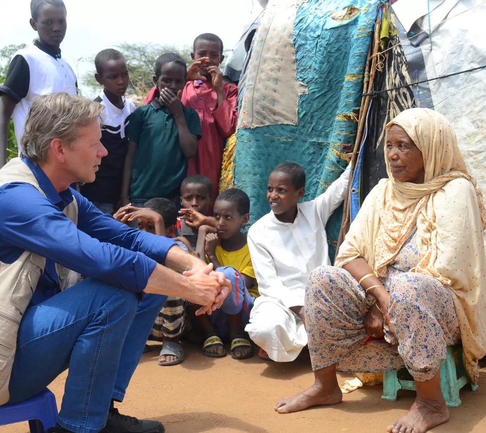 Joël Voordewind in Ethiopië - fotocredit Yalew Arega (ZOA)