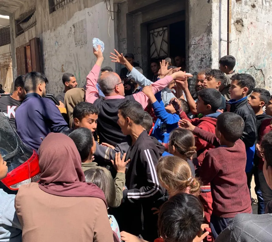 Food distribution Gaza