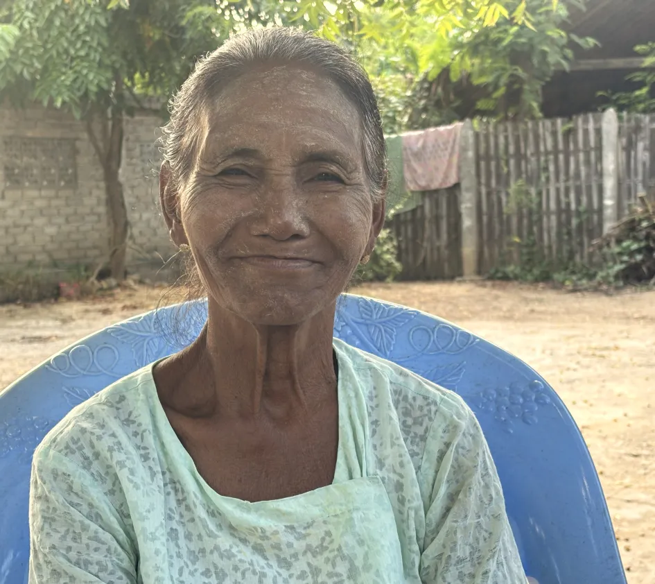 Daw Khin Nyein in Myanmar