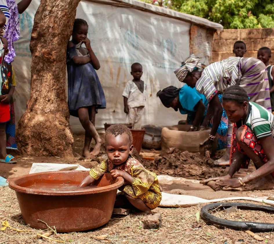 A family in Burkina Faso