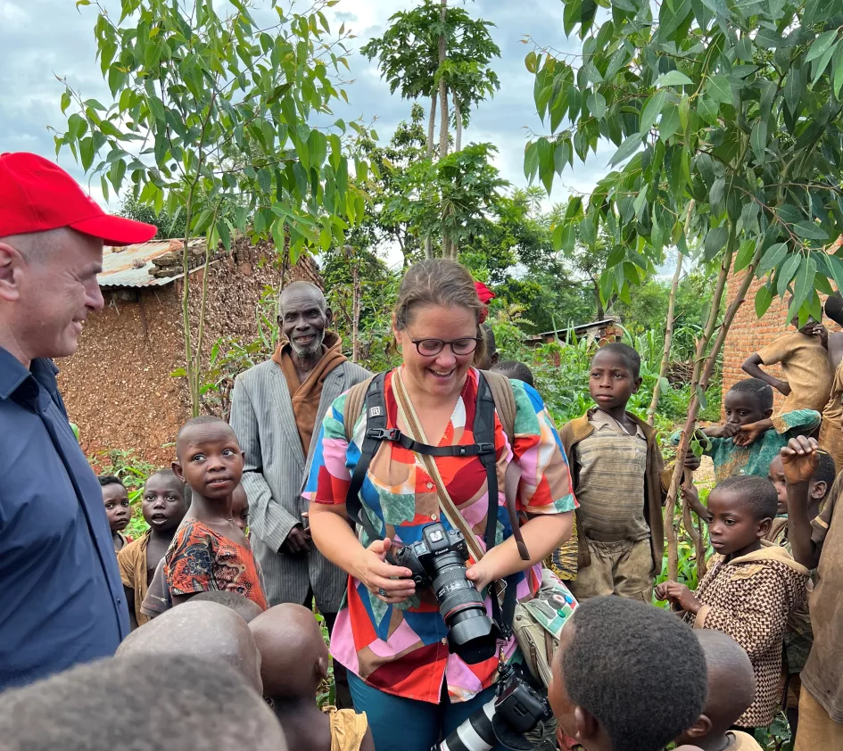 Jonneke in Burundi