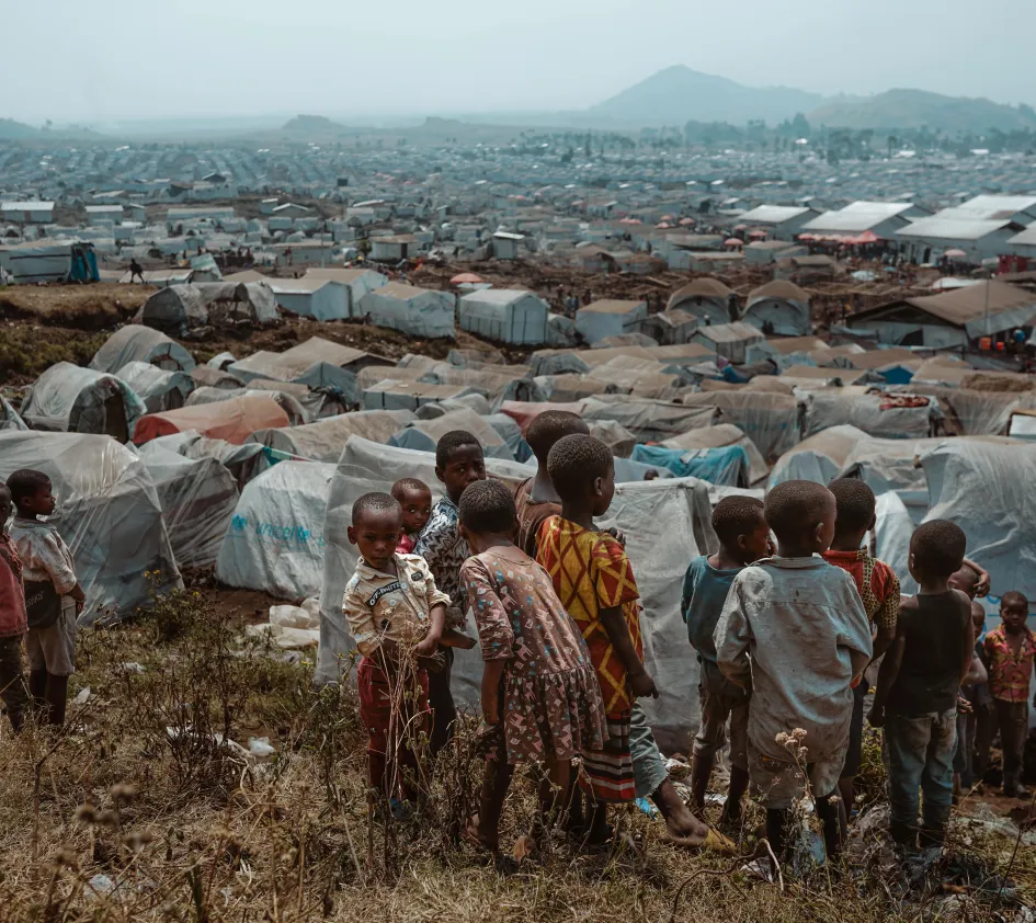 Refugee camp Lushangala