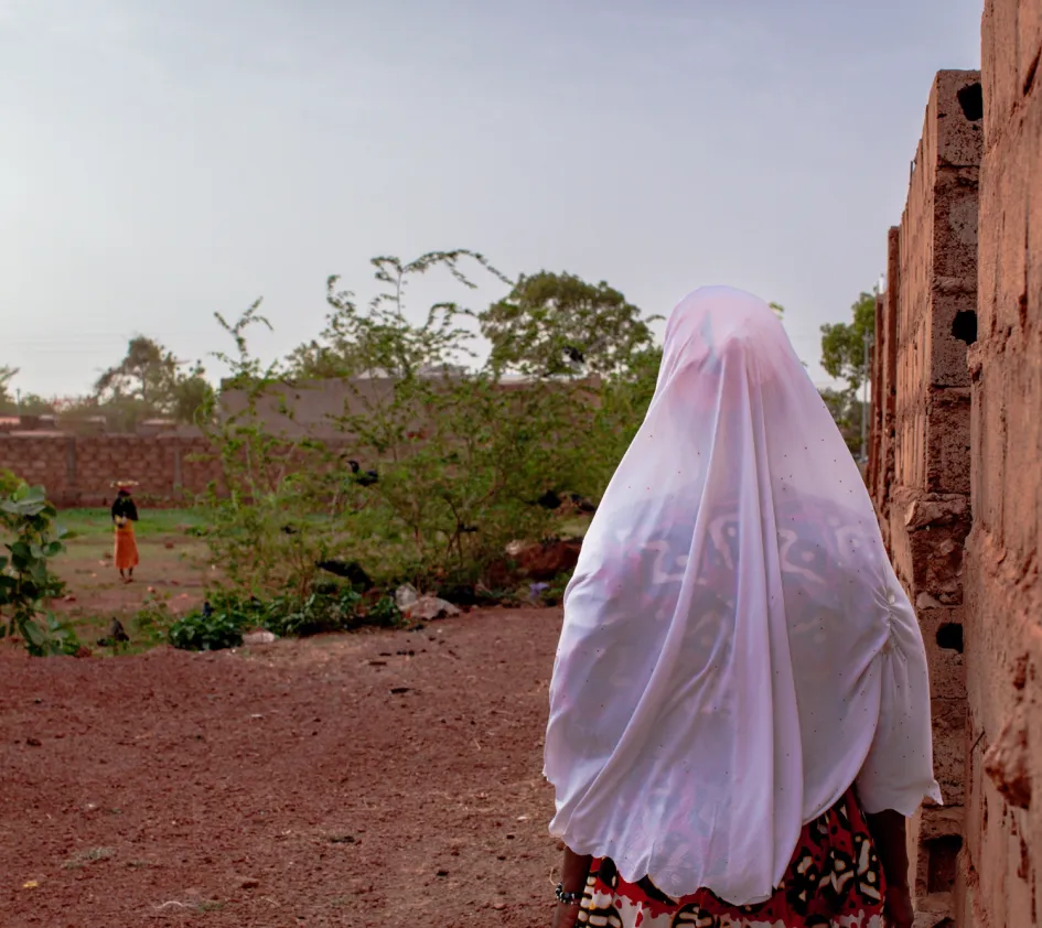 Vrouw in Burkina Faso