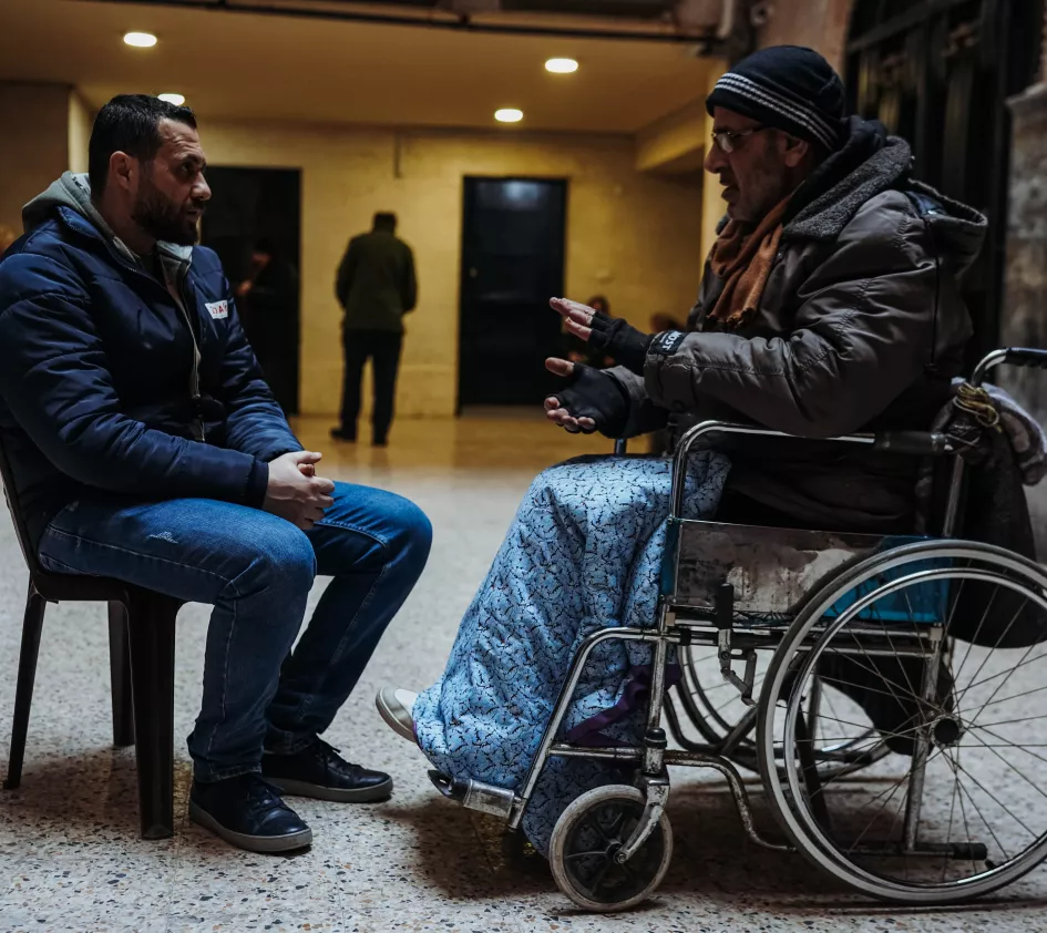 Subhi in the shelter