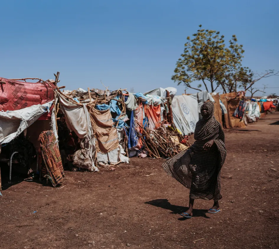 Vluchtelingen in Sudan