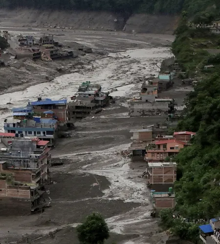 Nepal stortvloed