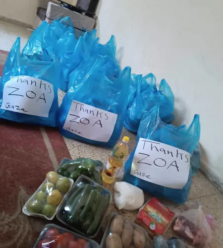 ZOA provides food in Gaza