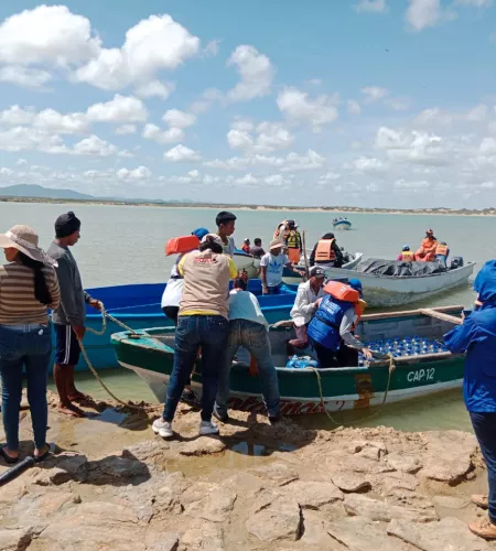 Colombia relief work
