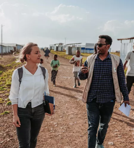 Tigray | Liselotte op veldbezoek