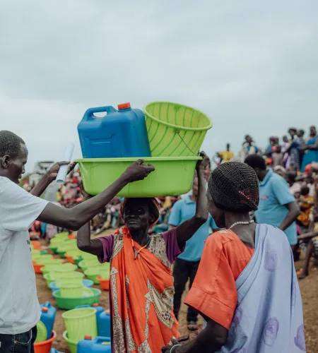Vluchtelingenkamp in Matar