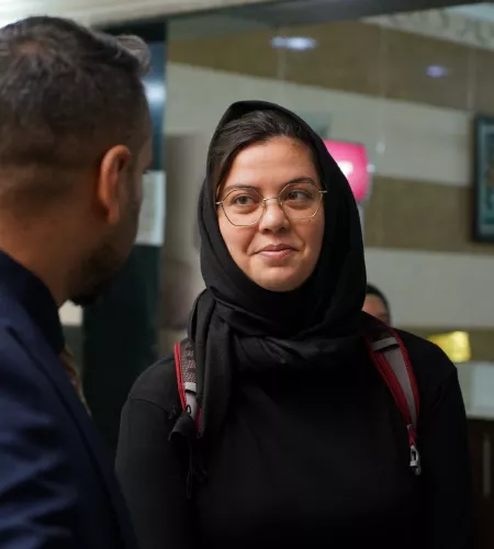 Desirée van Kooten in Irak