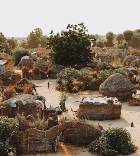 Vluchtelingenkamp zoals in Palabek