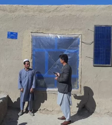 A new house built by ZOA in Afghanistan