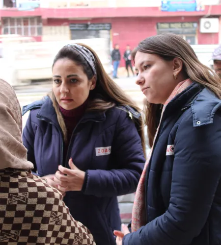 ZOA medewerkers in Syrië