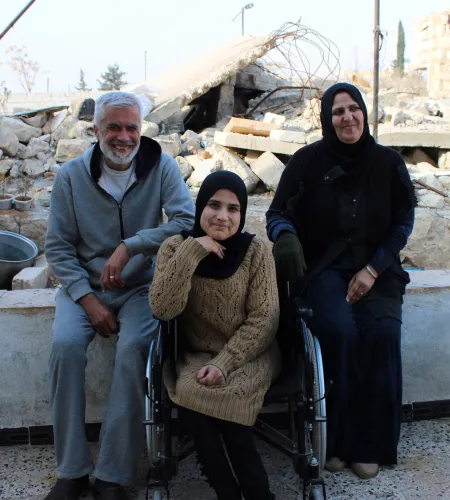 Ahlam, Wahid and their daughter