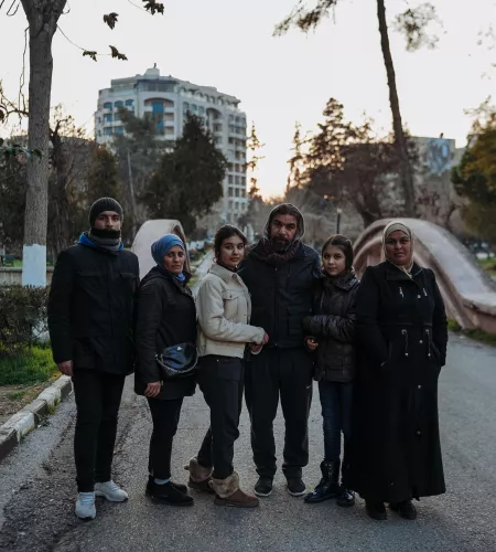 Joudi en haar familie