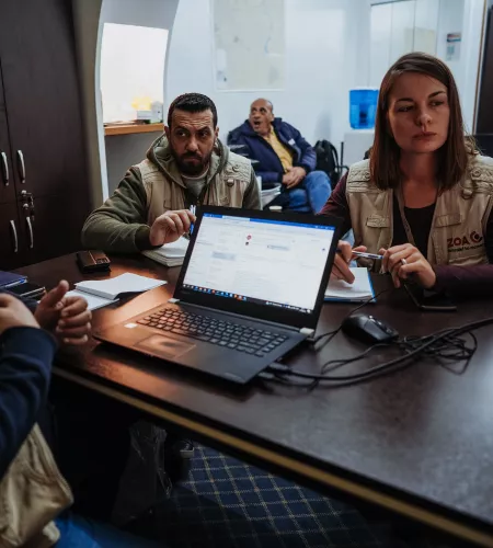 Marjanne en haar team