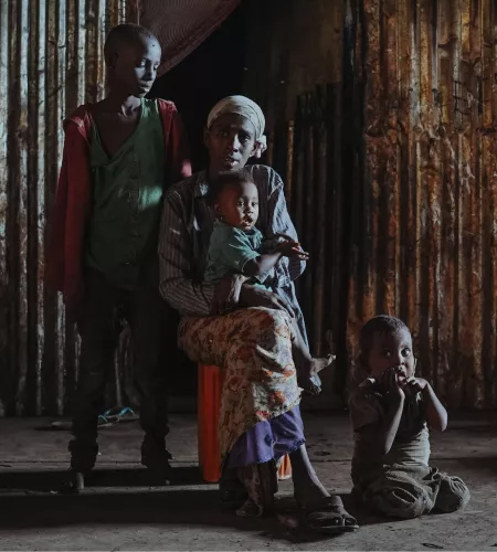 Vluchtelingen in Ethiopie