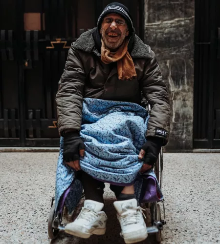 Subhi shows his socks