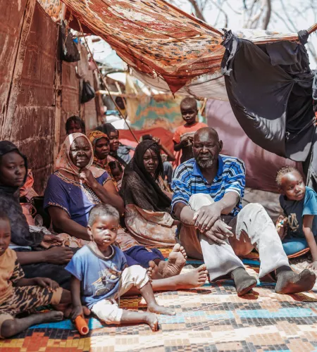 Vluchtelingen in Sudan