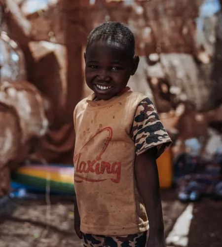 Refugee camp in Sudan
