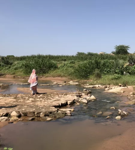 Rivier in Sudan