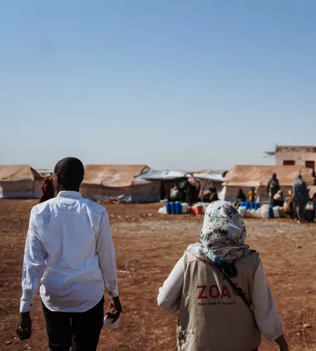Refugee camp in Sudan