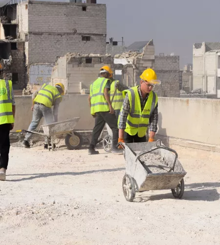 Syria school rehabilitation