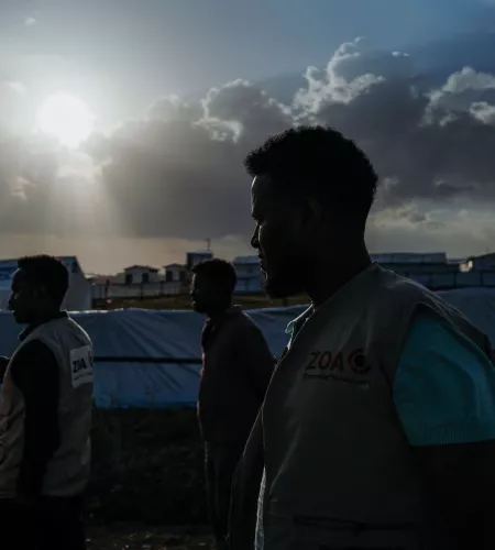 ZOA werkers in Tigray