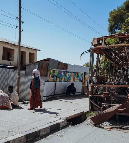 Tigray straatbeeld