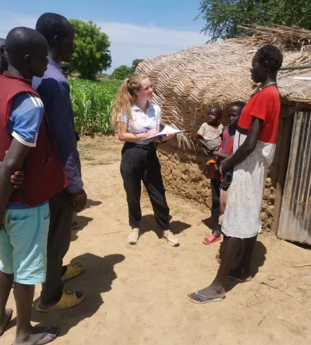Else Lotte in Zuid-Sudan