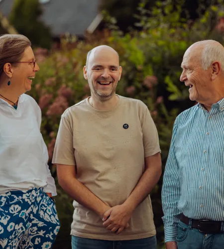 Corine, Martin en Johan