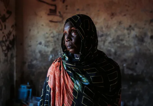 Ekhlas, a woman from Sudan