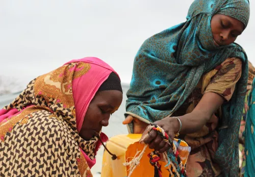 Somali women at work