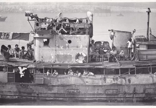 Bootvluchtelingen in Vietnam in de jaren zeventig