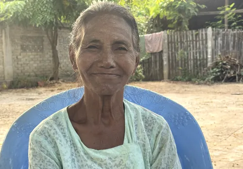 Daw Khin Nyein in Myanmar
