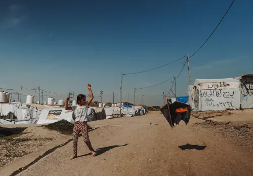 Refugee camp in Iraq