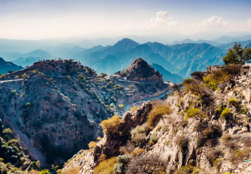 Mountain view in Yemen