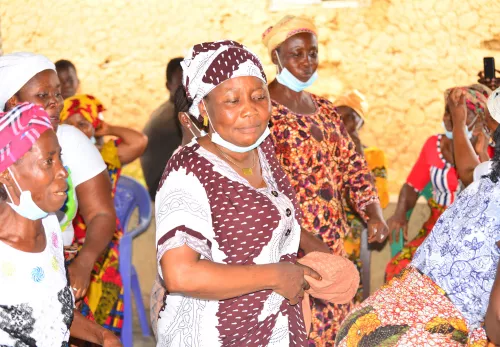 Women during a training in Liberia