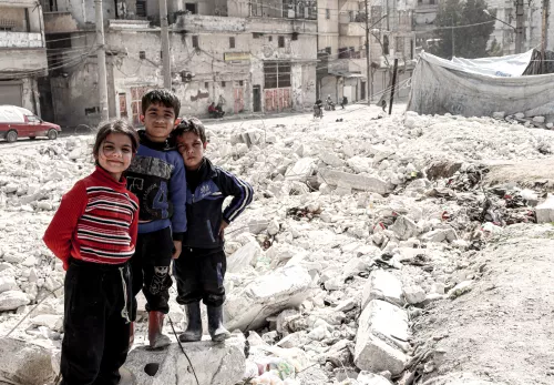 Children in Aleppo