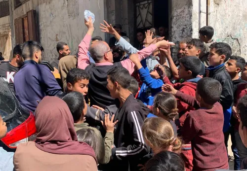 Food distribution Gaza