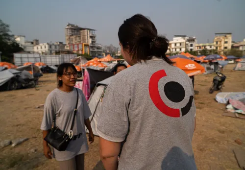 Earthquake relief Myanmar