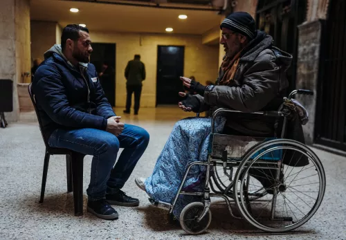 Subhi in the shelter