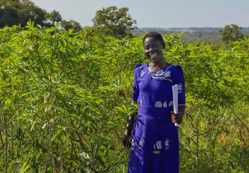 Woman got land rights in Uganda