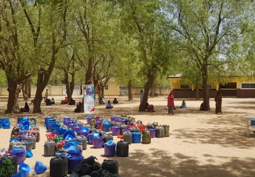 COVID-19 in Nigeria: Contactless Distribution of Food and Water